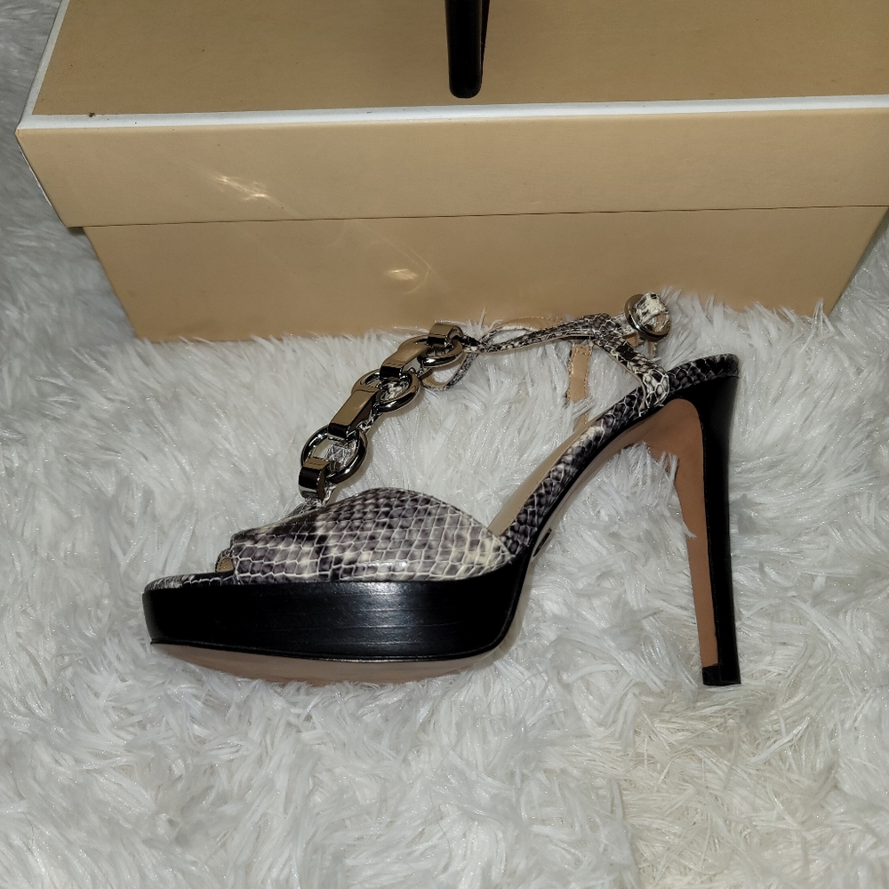 Snake Print Mk Heels - image 2